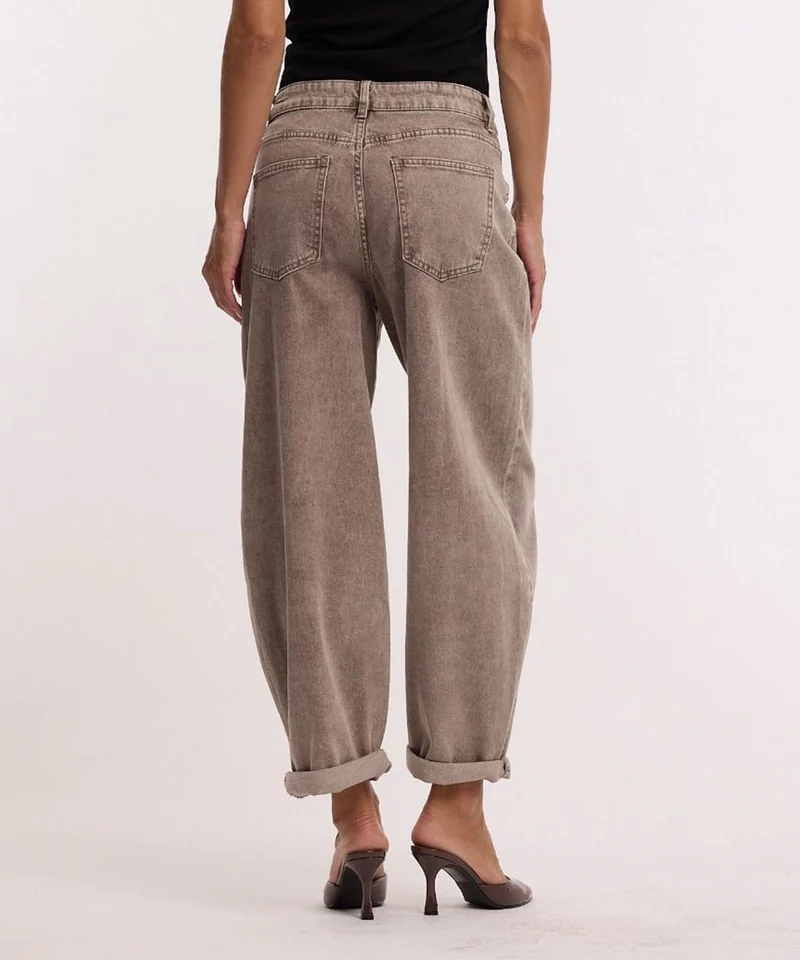 Stretch Balloon Jeans Laeticia Taupe
