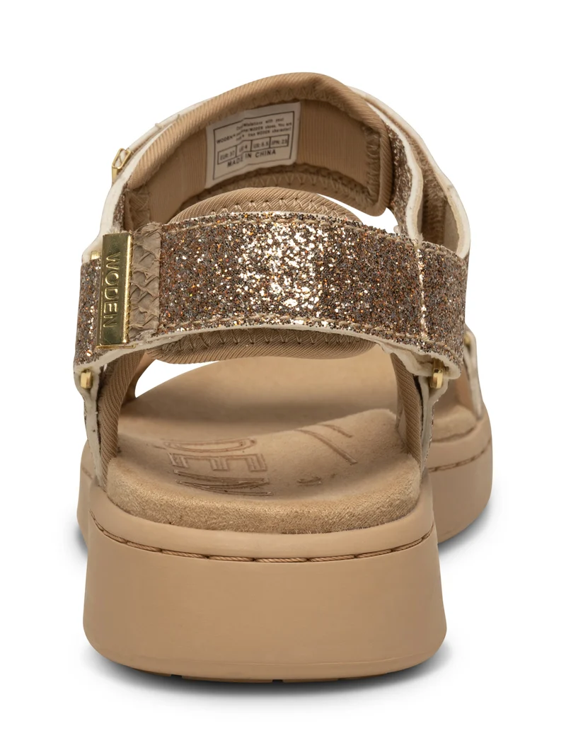 Line Glitter - Coffee Cream