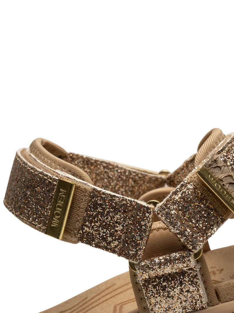 Line Glitter - Coffee Cream