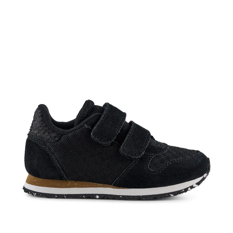 Ydun Suede Mesh Kids - Black