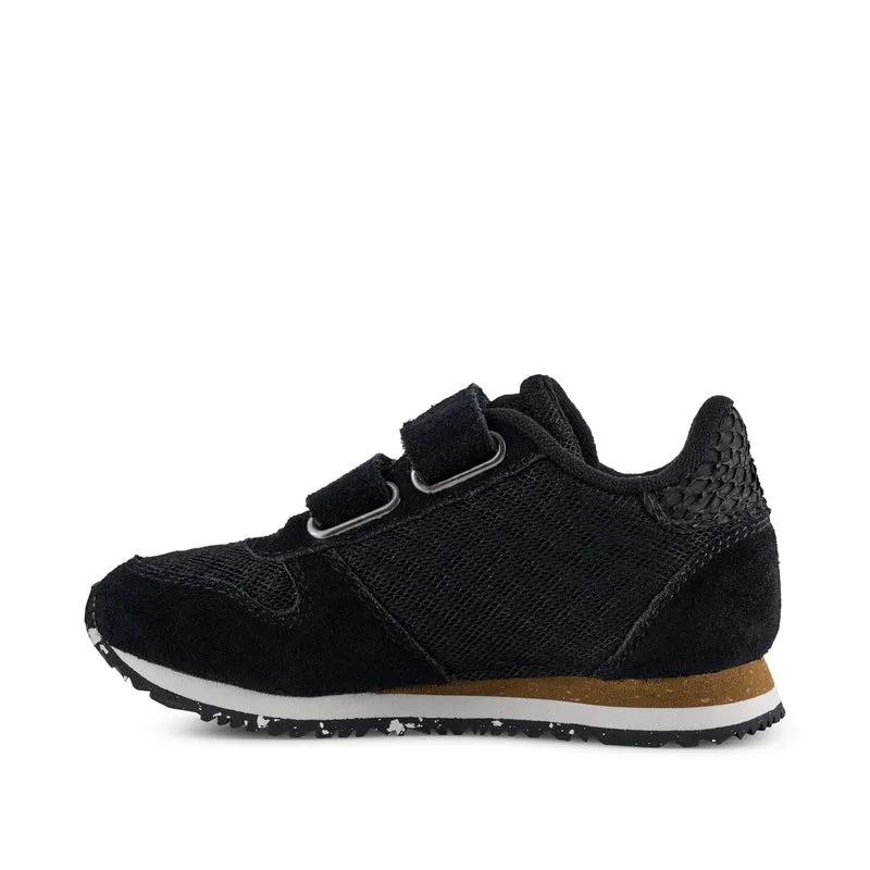 Ydun Suede Mesh Kids - Black