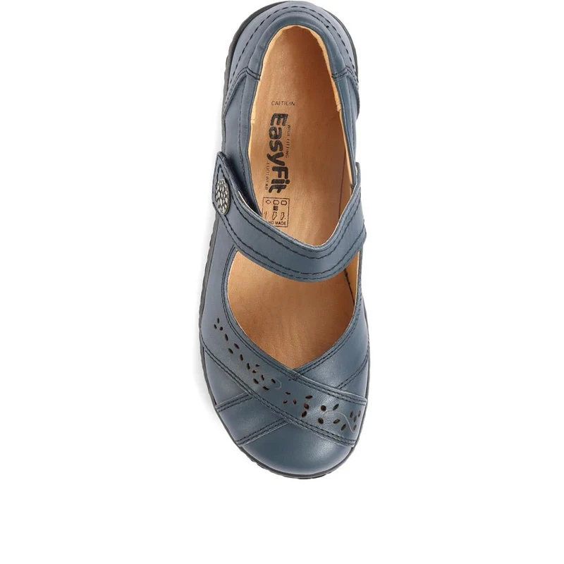 Extra Wide Fit Mary-Janes - CAITILIN / 320 190 - Navy