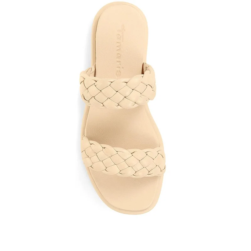 Leather Mule Sandals - TAM35505 / 321 483 - Ivory