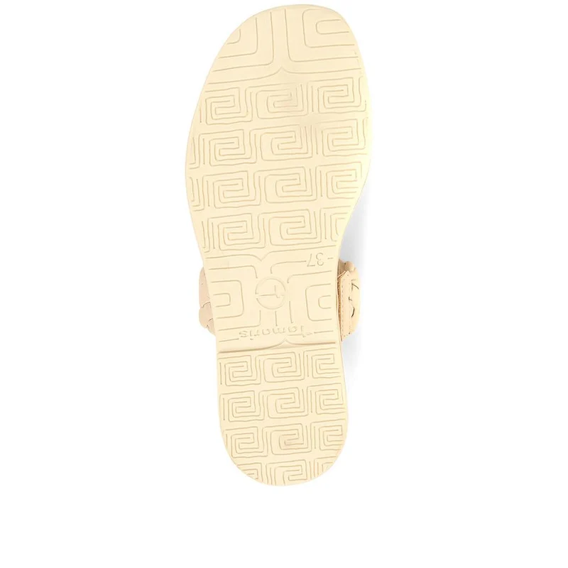 Leather Mule Sandals - TAM35505 / 321 483 - Ivory