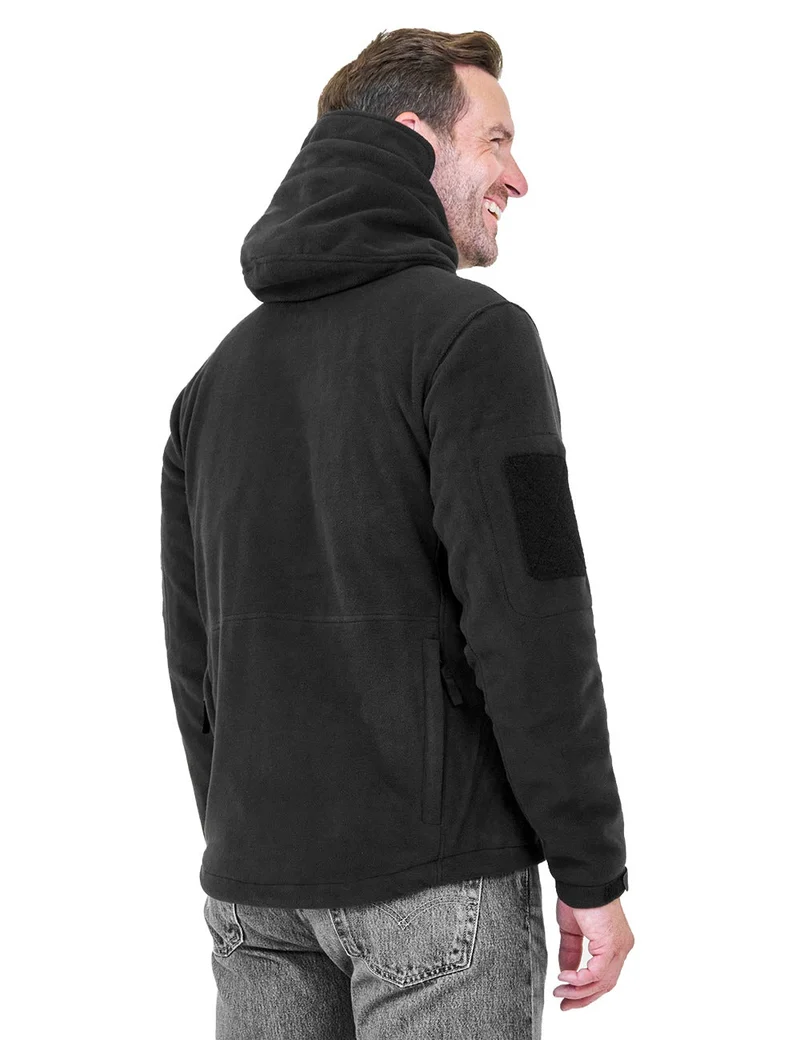 ANTARCTICA GEAR Fleece Heating Jacket, Fit Zip Hood Winter Jacket For Men