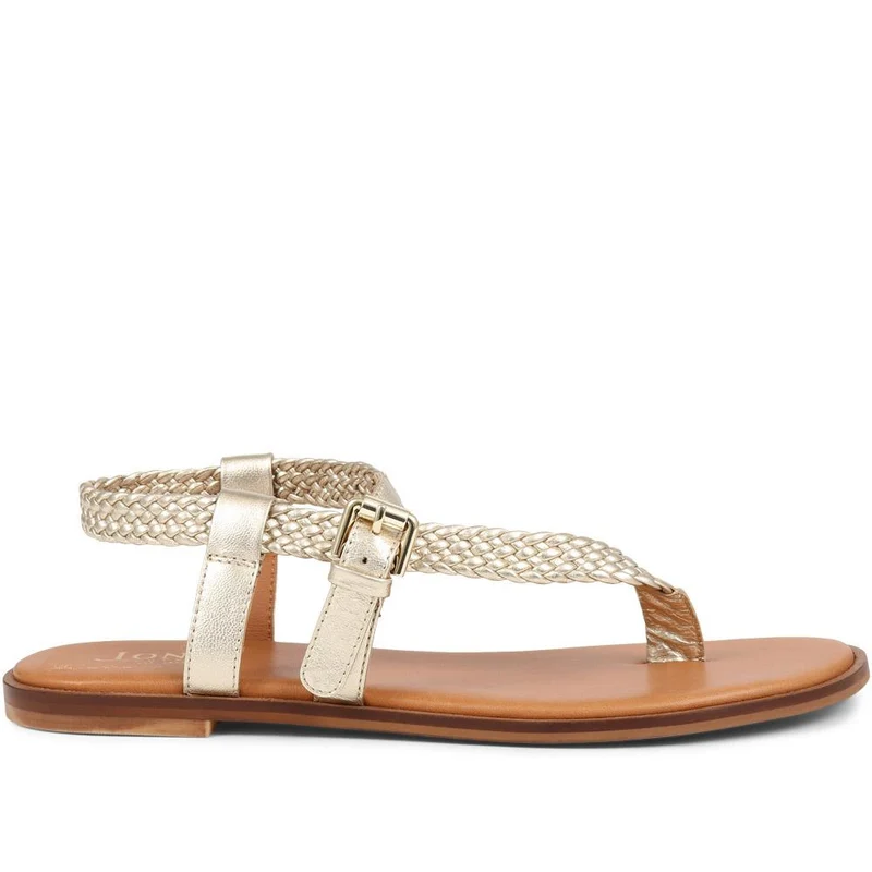 Gabrielah Toe-Post Sandals - GABRIELAH / 325 306 - Gold