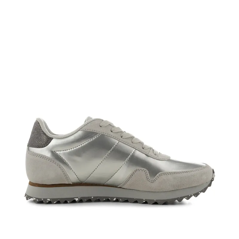 Nora III Metallic Nylon - Sea Fog Grey