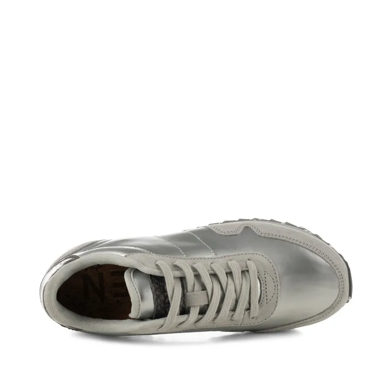Nora III Metallic Nylon - Sea Fog Grey