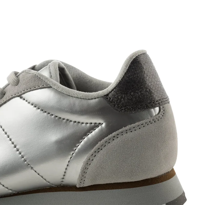 Nora III Metallic Nylon - Sea Fog Grey