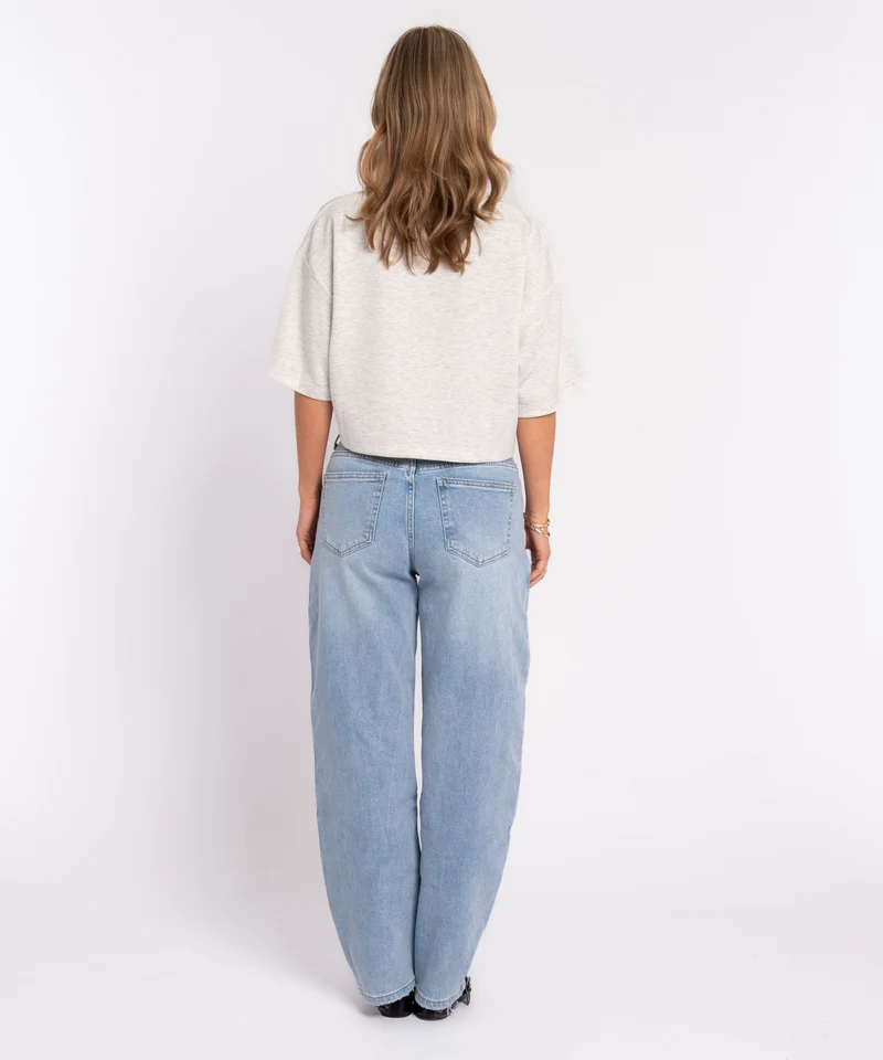 Barrel Jeans Miranda Hellblau