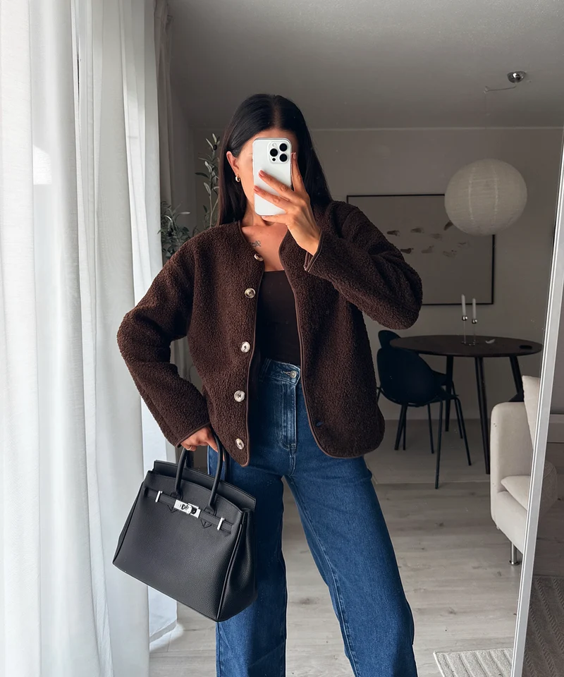 Stretch Wide Leg Jeans Lenna Blau