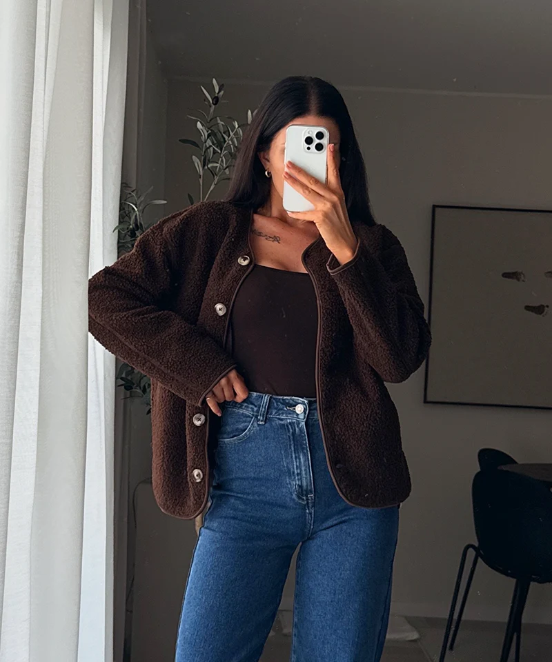 Stretch Wide Leg Jeans Lenna Blau