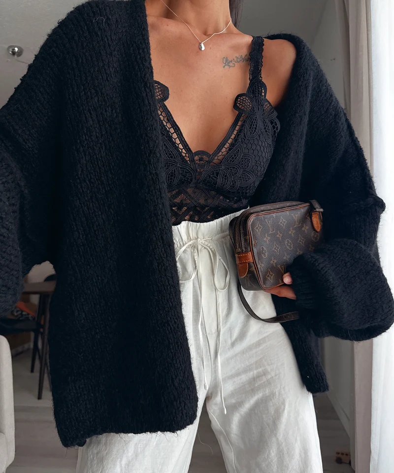 Cardigan Ray Schwarz