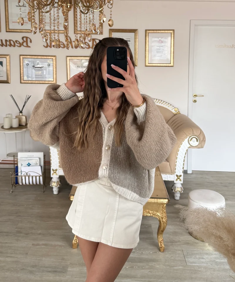 Strickjacke Jasmina Braun