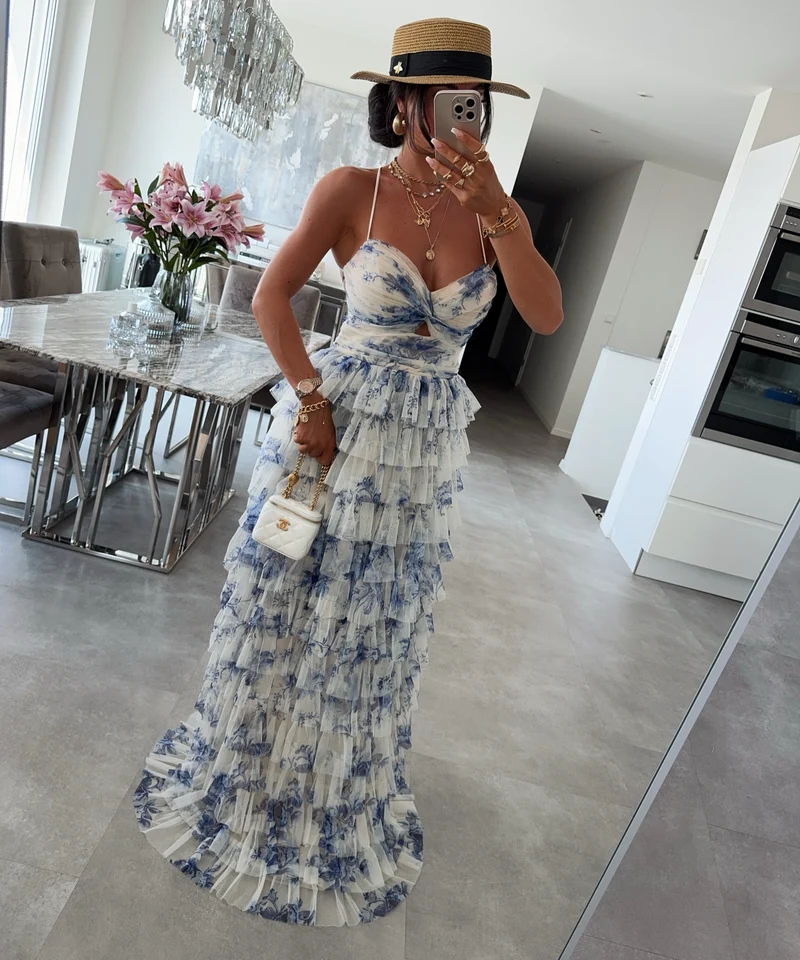 Kleid Meryana Blau