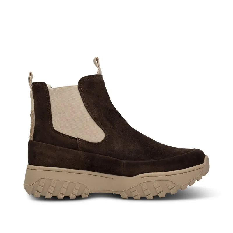 Le Chelsea Suede - Chocolate