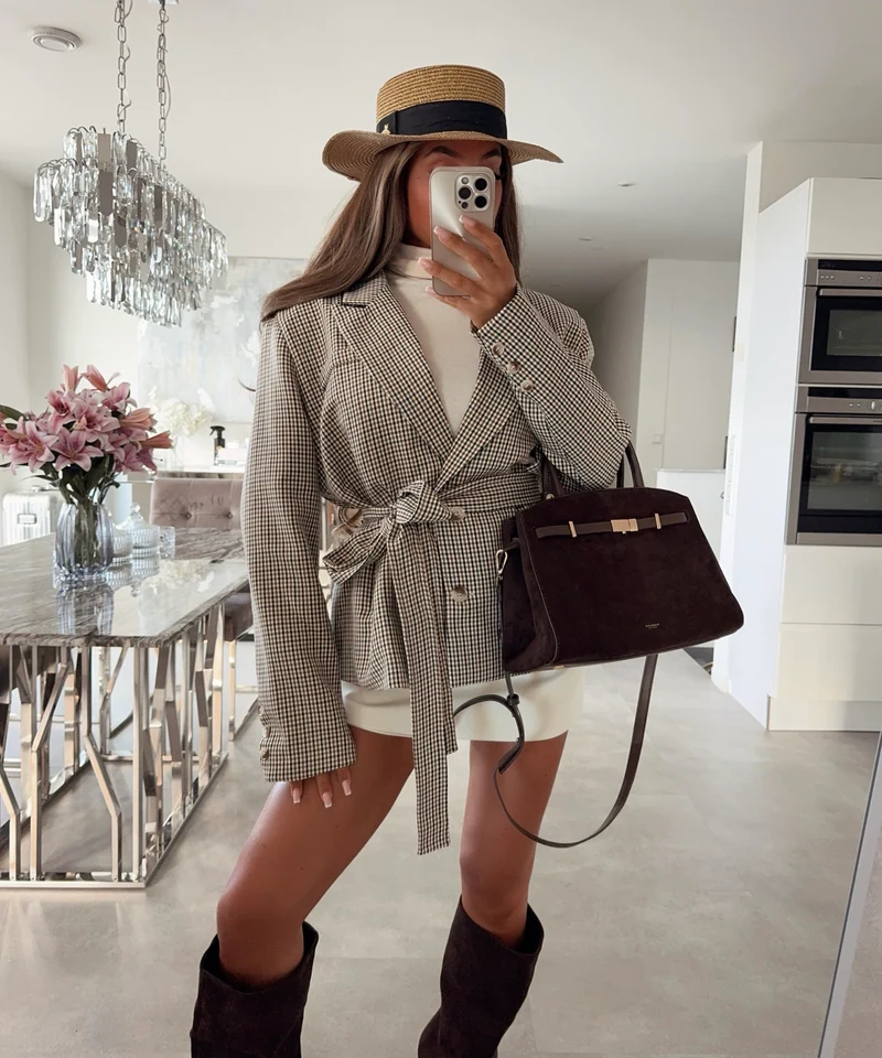 Blazer Zenia Braun