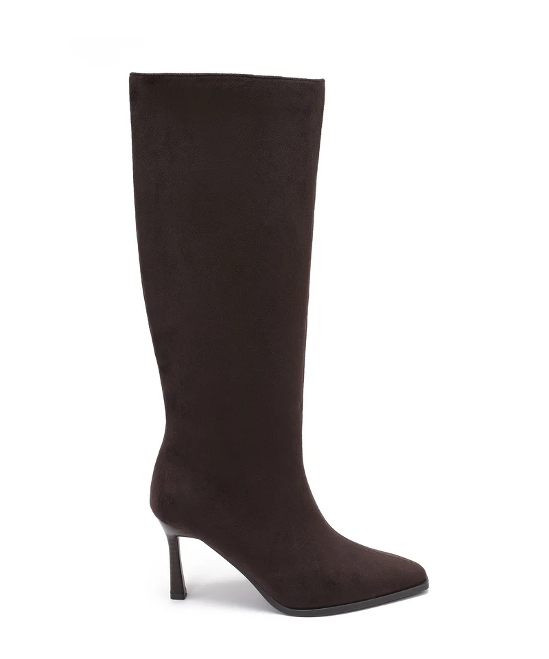 Wildleder Kitten Heels Maren Braun