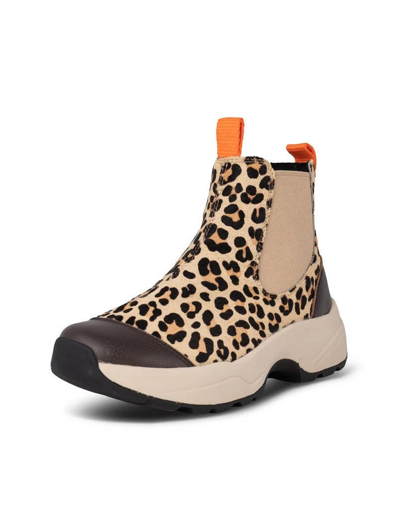 Silje Cowhair - Coffee Cream/Leopard