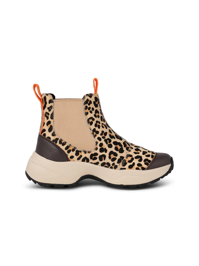 Silje Cowhair - Coffee Cream/Leopard