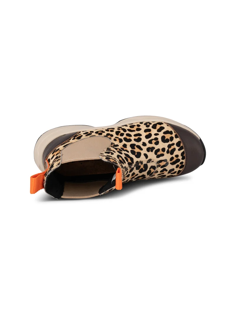Silje Cowhair - Coffee Cream/Leopard