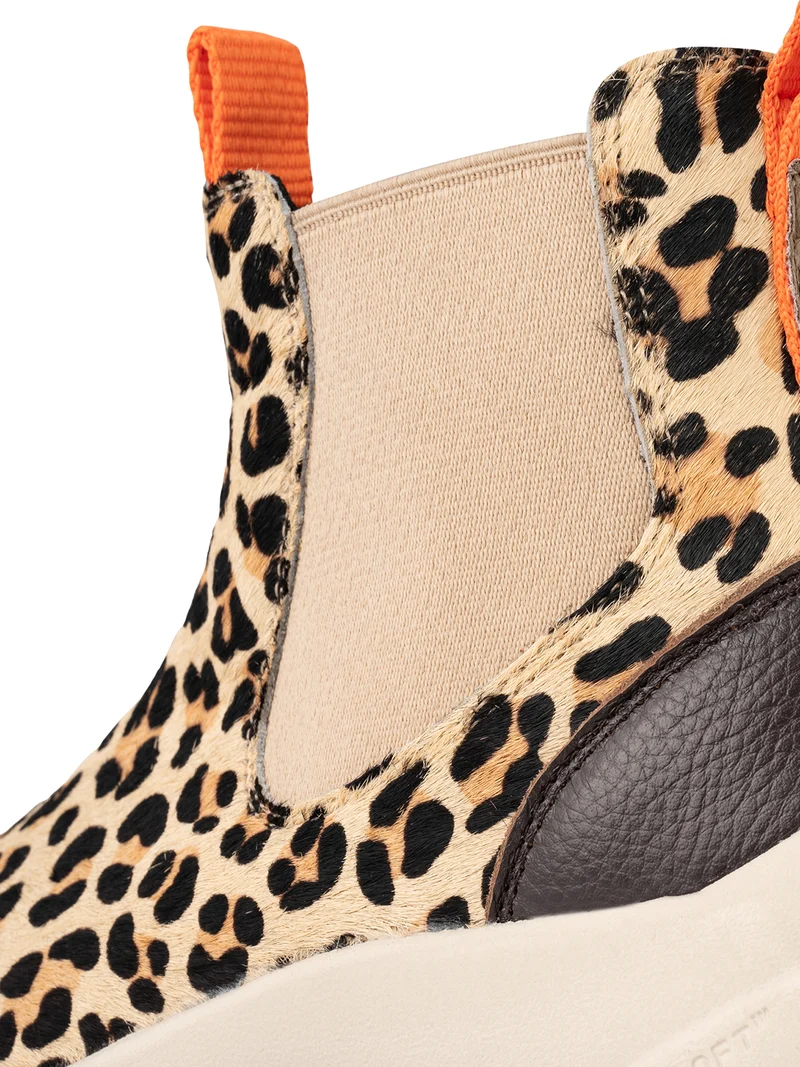 Silje Cowhair - Coffee Cream/Leopard