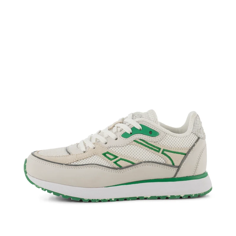 Hailey Tech Mesh - White/Basil