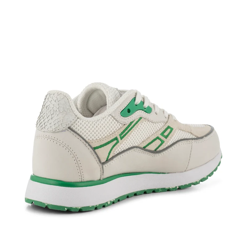 Hailey Tech Mesh - White/Basil