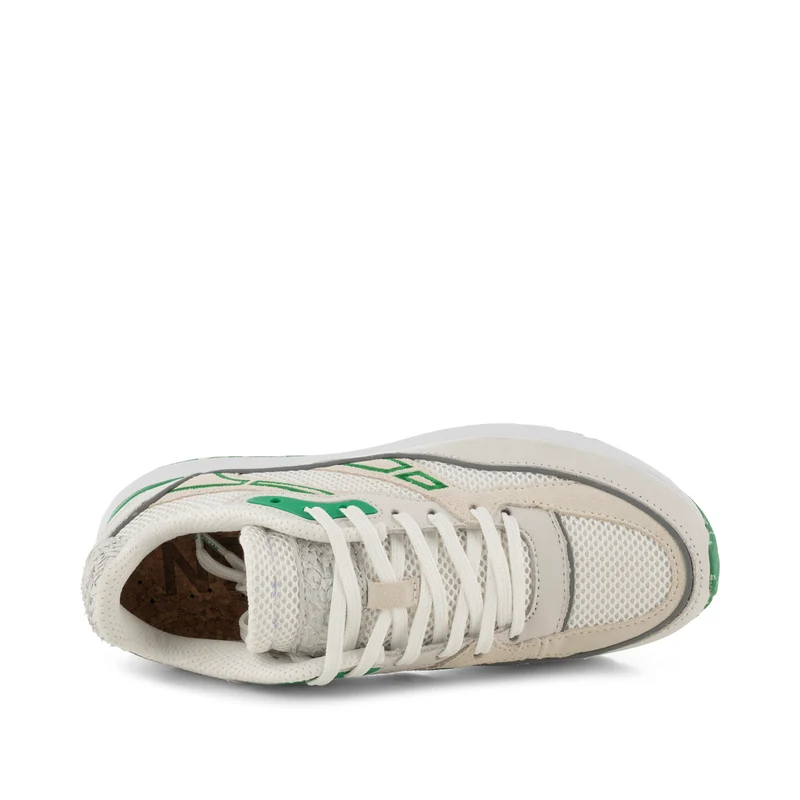 Hailey Tech Mesh - White/Basil
