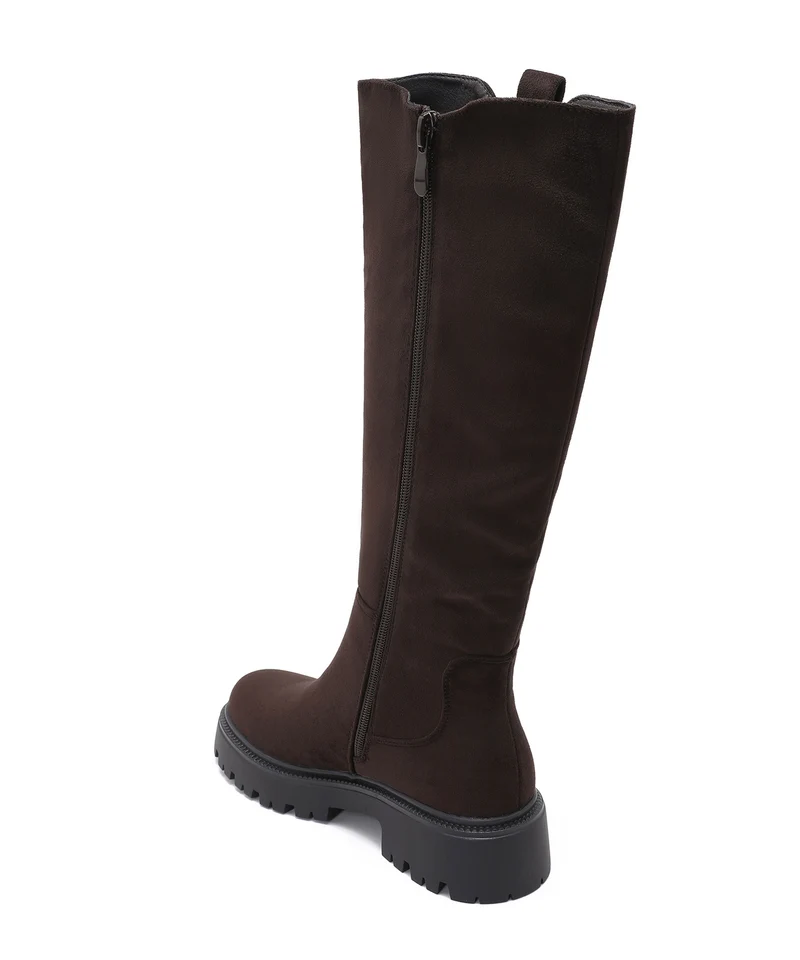 Stiefel Ivi Braun Wildleder