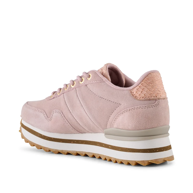 Nora III Suede Plateau - Dry Rose