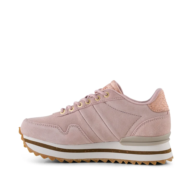 Nora III Suede Plateau - Dry Rose