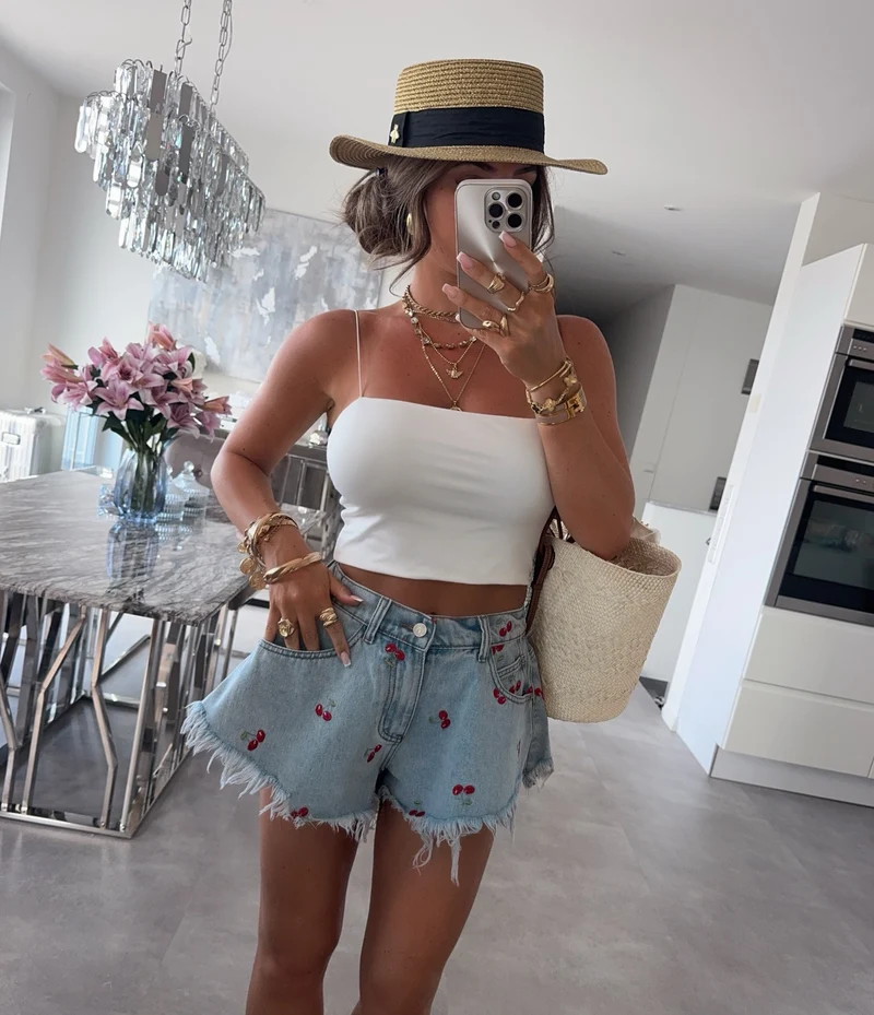 Shorts Jennifer Cherry Blau