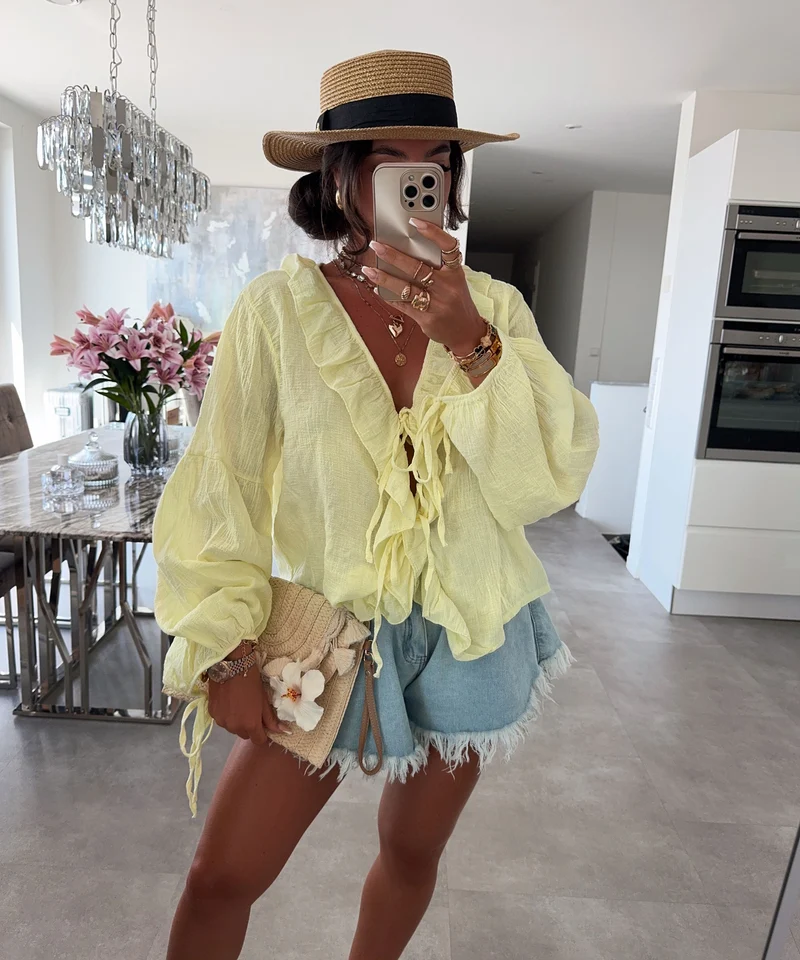 Bluse Palermo Gelb