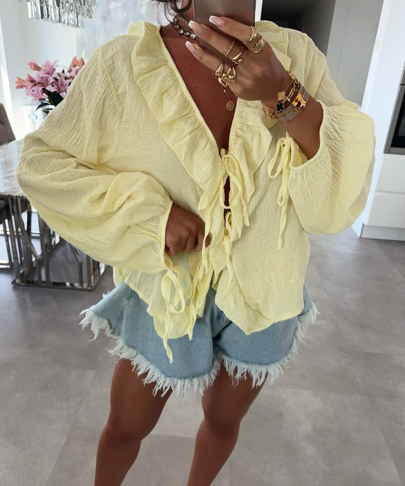 Bluse Palermo Gelb