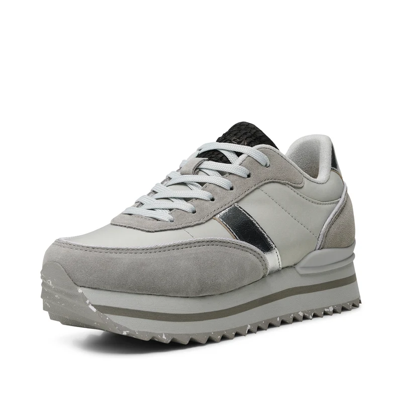 Nellie II Metallic Plateau - Sea Fog Grey