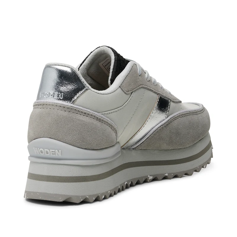 Nellie II Metallic Plateau - Sea Fog Grey