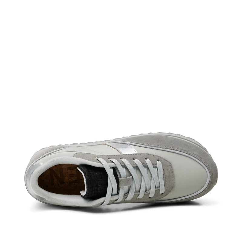 Nellie II Metallic Plateau - Sea Fog Grey