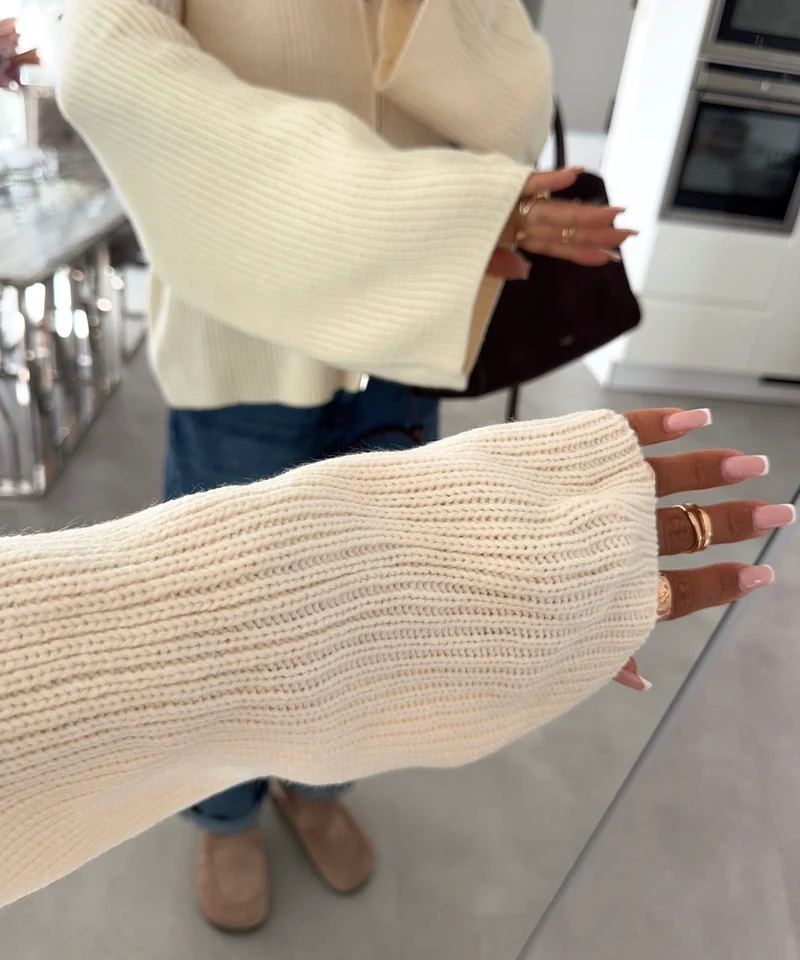 Zip Jacke Pinja Creme