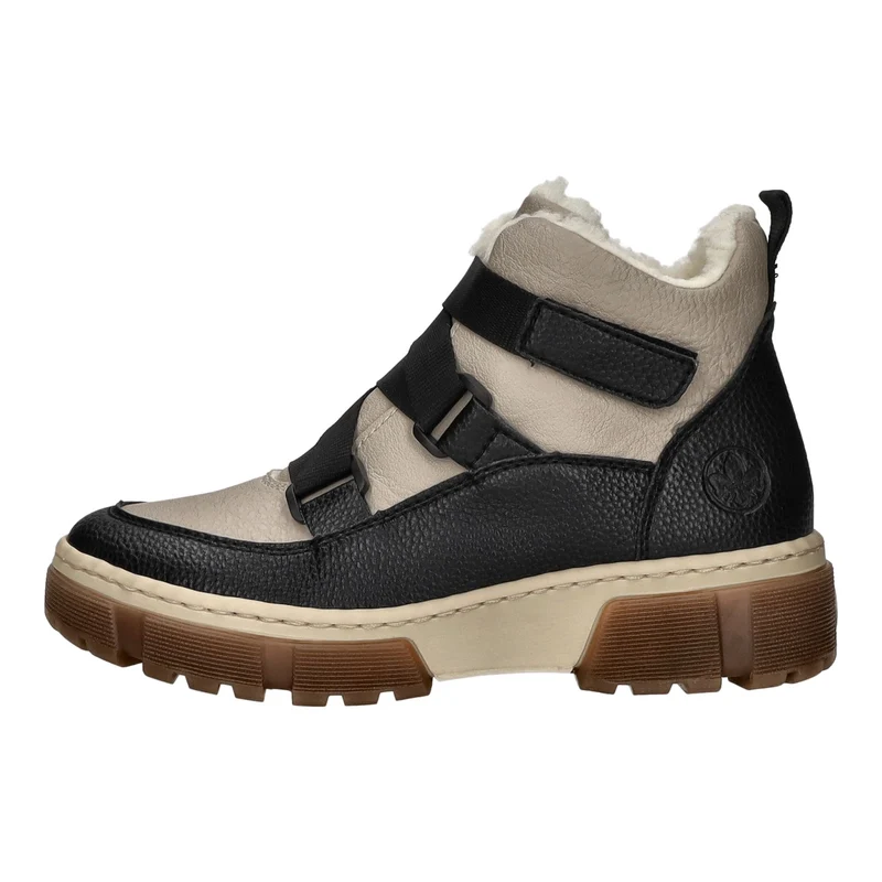 Rieker Schlupf-/Reißverschlußstiefelette Warmfutter bis 35mm Absatz (casual)