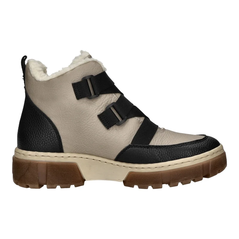 Rieker Schlupf-/Reißverschlußstiefelette Warmfutter bis 35mm Absatz (casual)