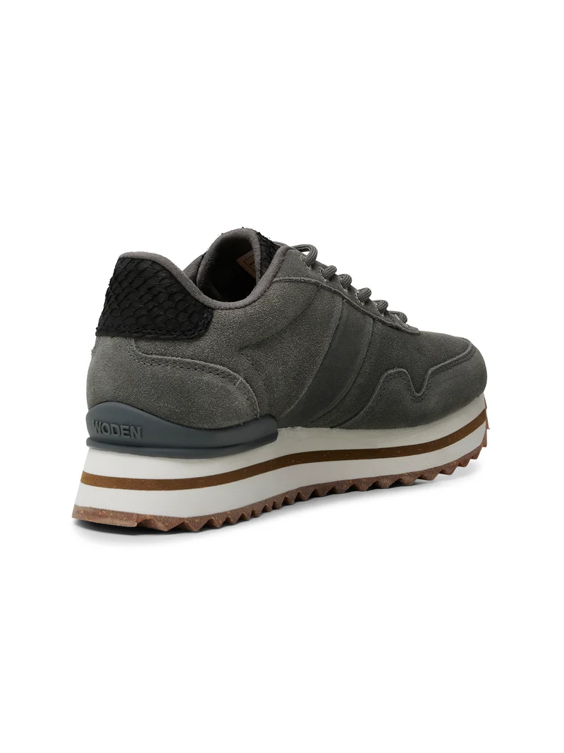 Nora III Suede Plateau - Dark Grey