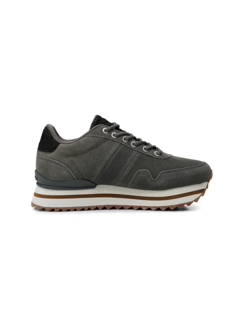 Nora III Suede Plateau - Dark Grey