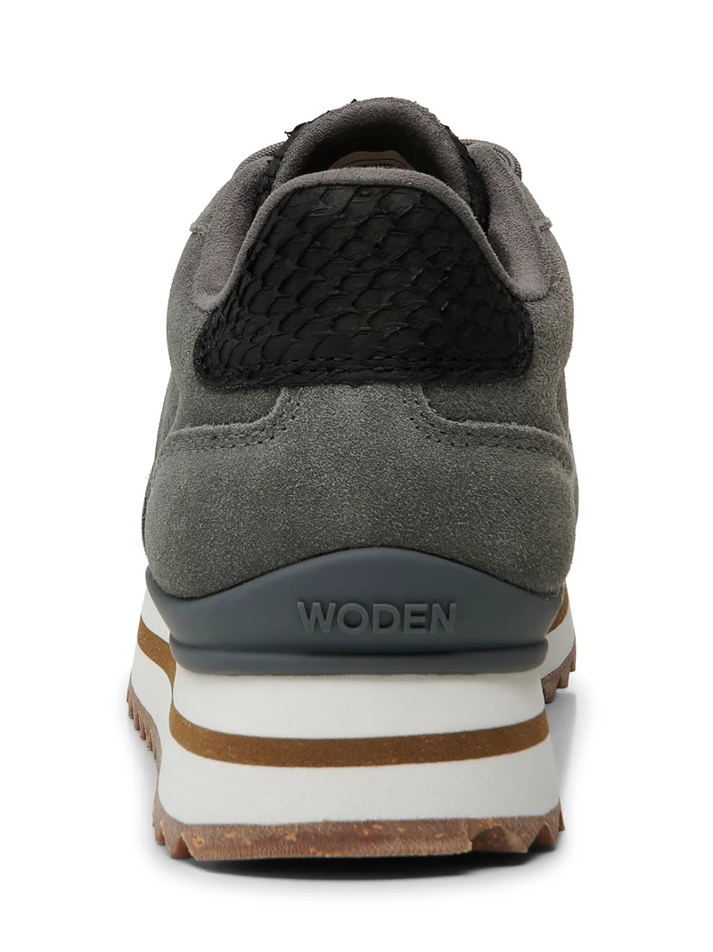 Nora III Suede Plateau - Dark Grey