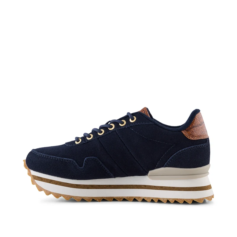 Nora III Suede Plateau - Dark Navy