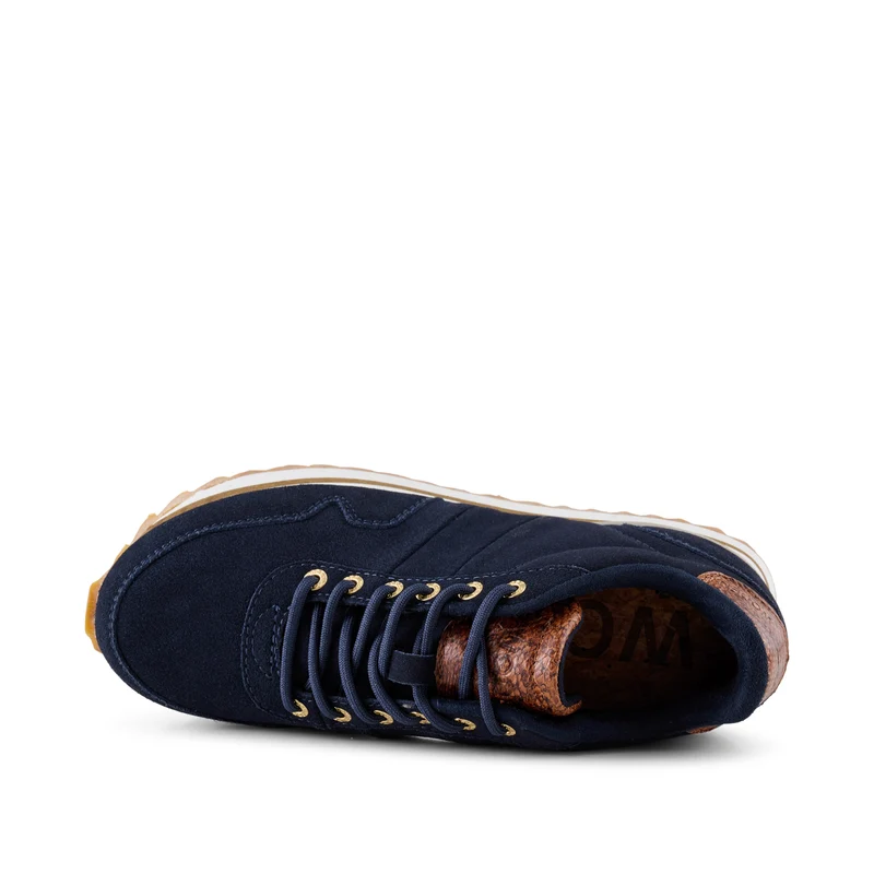 Nora III Suede Plateau - Dark Navy