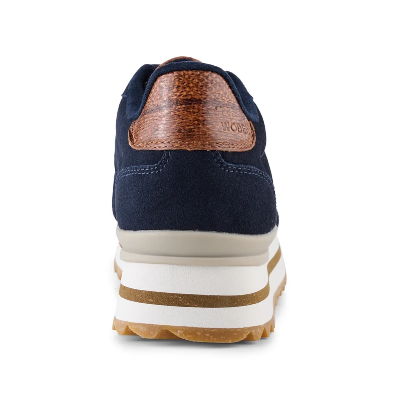 Nora III Suede Plateau - Dark Navy