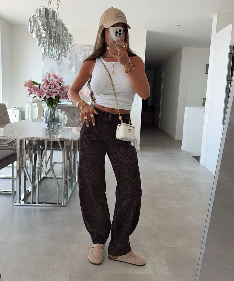Balloon Jeans Josie Leo Braun