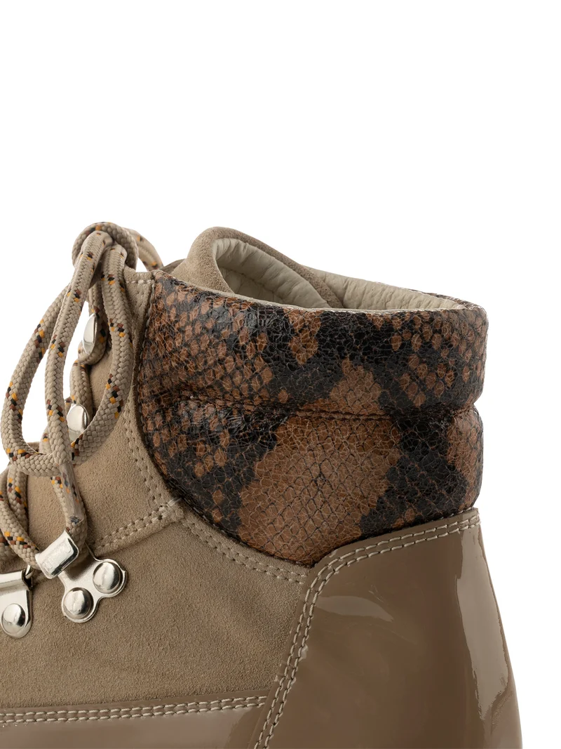Iris Snake Patent - Coffee Cream