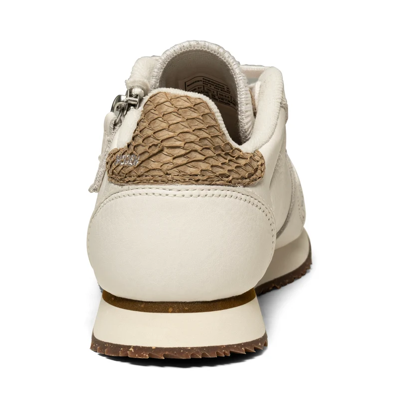Ydun Leather Zipper - Blanc de Blanc